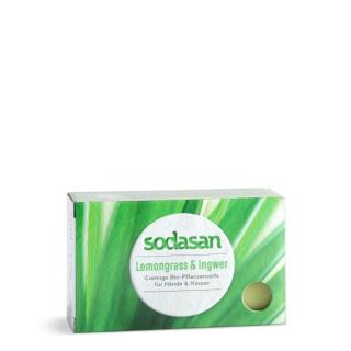 Sodasan Bio-Pflanzenseife Lemongrass im Karton, 10