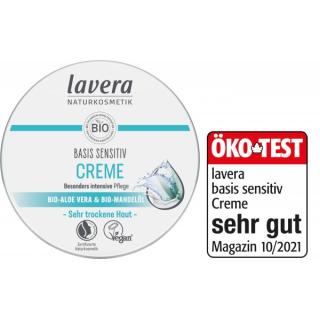 lavera Basis Sensitiv Creme, 150 ml Tiegel