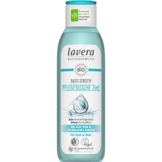 lavera Pflegedusche 2in1 basis sensitiv, 250 ml Fl