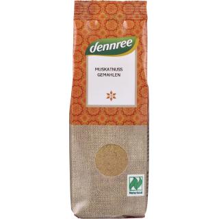 dennree Muskatnuss, gemahlen, 40 gr Packung