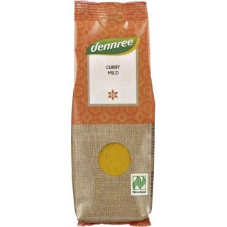 dennree Curry, mild, 55 gr Packung -Naturland-