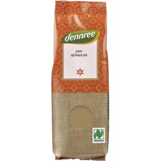 dennree Zimt, gemahlen, 50 gr Packung -Naturland-