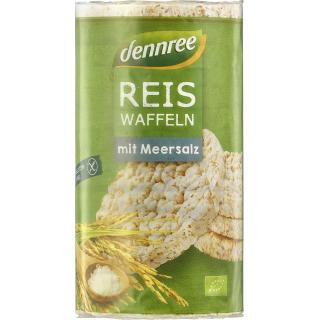 dennree Reiswaffeln mit Meersalz, aus Vollkornreis