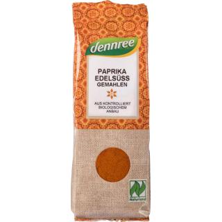 dennree Paprika, edelsüß, 70 gr Packung