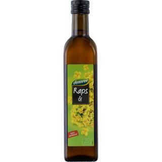 dennree Rapsöl, nativ kalt gepresst, 0,5 ltr Flasc