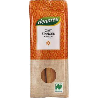 dennree Zimtstangen, 3 Stk, 22,5 gr Packung