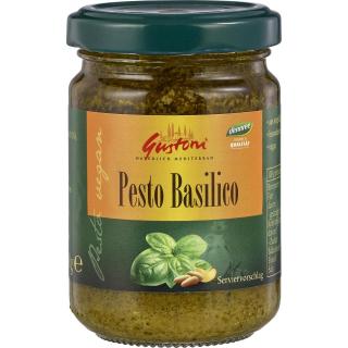 Gustoni Pesto Basilico, 140 g Glas