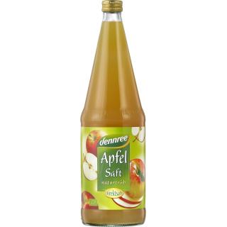 dennree Apfelsaft naturtrüb, ohne Zuckerzusatz,  1