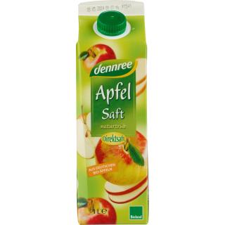 dennree Apfelsaft naturtrüb, Elopak 1 ltr Stück