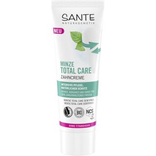 Sante Zahncreme Minze Total Care mit Fluorid, 75 m