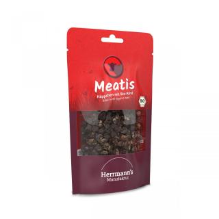 Herrmanns Hunde Snack Meatis Rind Hirse, 80 g Beu