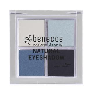 benecos Quattro Eyeshadow true blue, 4,8 ml Stück