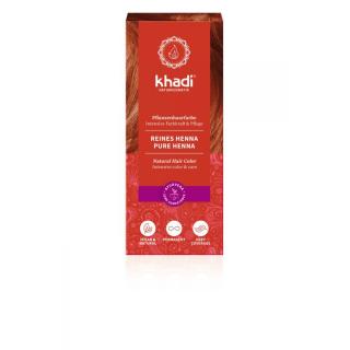 Khadi Pflanzenhaarfarbe Reines Henna, 100 gr Packu
