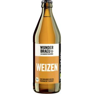 Wunderbräu Weizen, 0,5 ltr Flasche