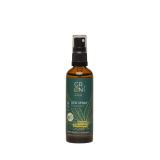GRÜN Deo Spray Erfrischend Hanf & Hopfen, 75 ml Fl