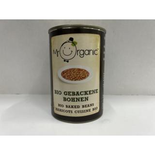 Mr. Organic Gebackene Bohnen, 400 gr Dose (240 gr)