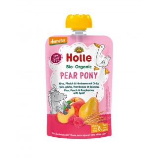 Holle Pear Pony Birne, Pfirsich &  Himbeere mit Di