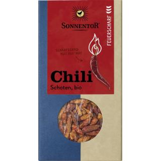 Sonnentor Chili, ganze Schoten, feuerscharf, 25 gr