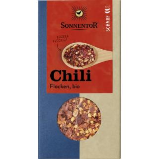 Sonnentor Chili Flocken, 45 gr Packung