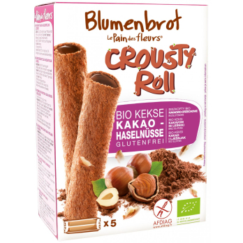 Blumenbrot Crousty Roll Kakao, 125 gr Packung -glu