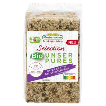 Mestemacher Unser Pures Knusperscheiben, 58% Hafer