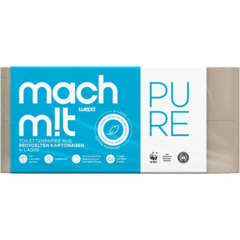 Wepa Mach mit Toilettenpapier, 4-lagig, 130 Blatt,