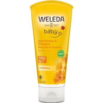 Weleda Calendula Waschlotion  & Shampoo, 200 ml Tu