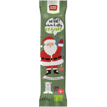 Rosengarten Veganer-Lolly-Nikolaus, 15 gr Stück