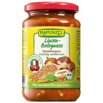 Rapunzel Tomatensauce Linsen-Bolognese vegan, 325