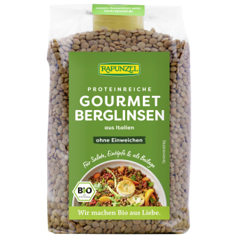 Rapunzel Gourmet Linsen braun, 500 gr Packung