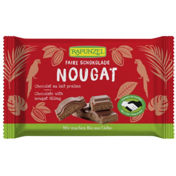 Rapunzel Nougat Schokolade HIH, 100 gr Stück