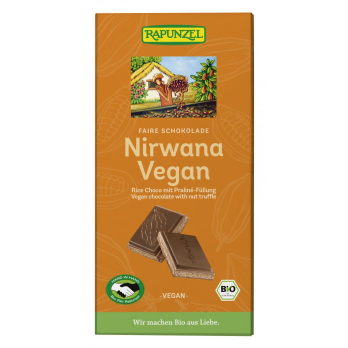 Rapunzel Nirwana Vegan HIH, Rice Milk Schokolade,