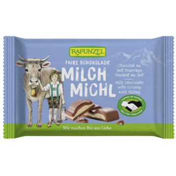 Rapunzel Milch Michl Schokolade HIH, 100 gr Stück