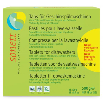 Sonett Spülmaschinen-Tabs, 0,5 kg Packung