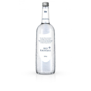 BioKristall Bio-Mineralwasser still, 0,75 ltr Flas