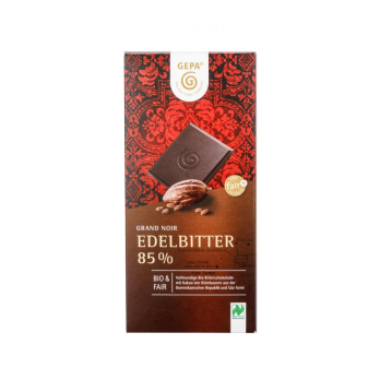 Gepa Grand Noir Edelbitter 85%, 100 gr Stück