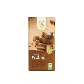 Gepa Premium Praliné Schokolade, 100 gr Stück