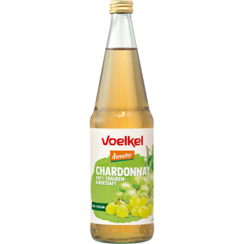 Voelkel Chardonnay Traubensaft weiß, 0,7 ltr Flasc