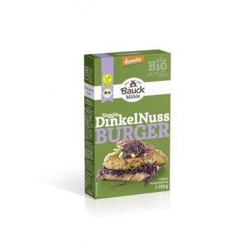 Bauck Hof Dinkel Nuss-Burger Demeter, 150 gr Stück