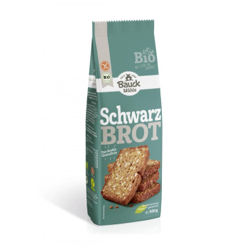 Bauck Hof Schwarzbrot, 500 gr Packung -glutenfrei-