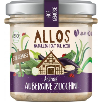 Allos Hof-Gemüse Andreas Aubergine Zucchini, 135 g