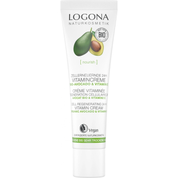 Logona Zellerneuernde 24h Vitamincreme, Bio-Avocad