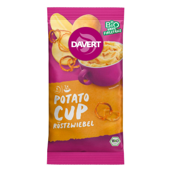 Davert Potato-Cup Röstzwiebel, 54 gr Packung