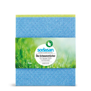 Sodasan Öko Schwammtücher, 2 St Packung