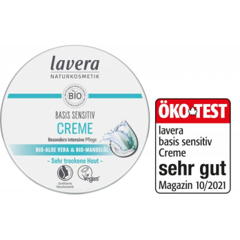 lavera Basis Sensitiv Creme, 150 ml Tiegel
