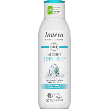 lavera Cremedusche basis sensitiv, 250 ml Flasche