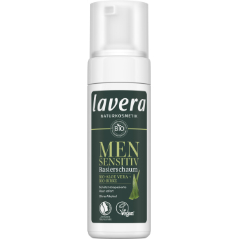 lavera Rasierschaum Men Sensitiv, 150 ml Flasche