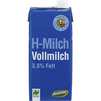 dennree H-Milch, 1 ltr Packung Naturland