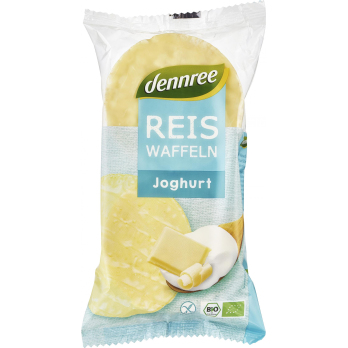 dennree Joghurt-Reiswaffeln, 100 gr  Packung - ver