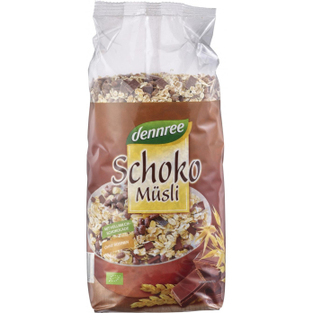 dennree Schoko Müsli, 750 gr Packung